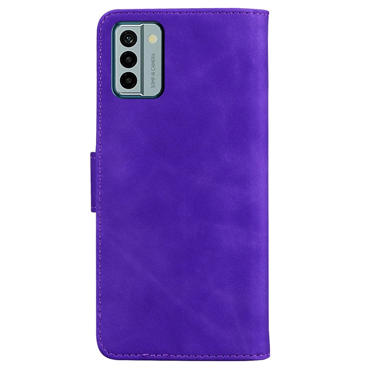 For Nokia G22 Skin Feel Pure Color Flip Leather Phone Case