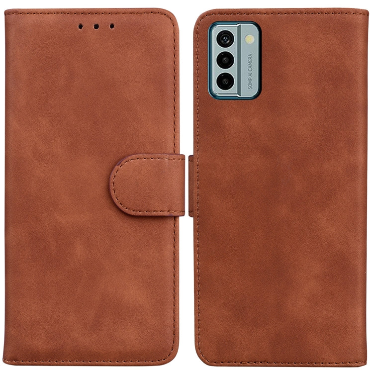 For Nokia G22 Skin Feel Pure Color Flip Leather Phone Case