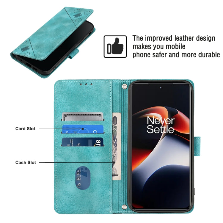 For OnePlus Ace 2 5G / 11R 5G Skin-feel Embossed Leather Phone Case