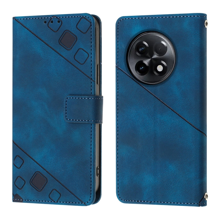 For OnePlus Ace 2 5G / 11R 5G Skin-feel Embossed Leather Phone Case