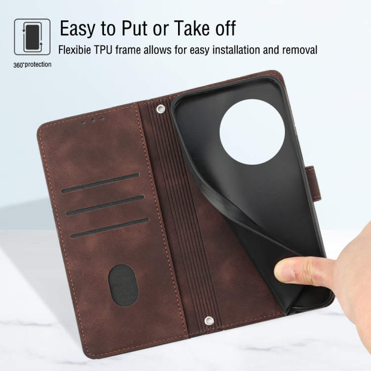 For OnePlus Ace 2 5G / 11R 5G Skin-feel Embossed Leather Phone Case