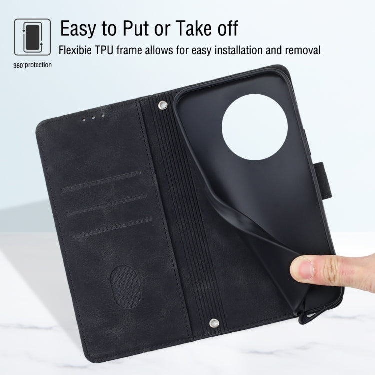 For OnePlus Ace 2 5G / 11R 5G Skin-feel Embossed Leather Phone Case