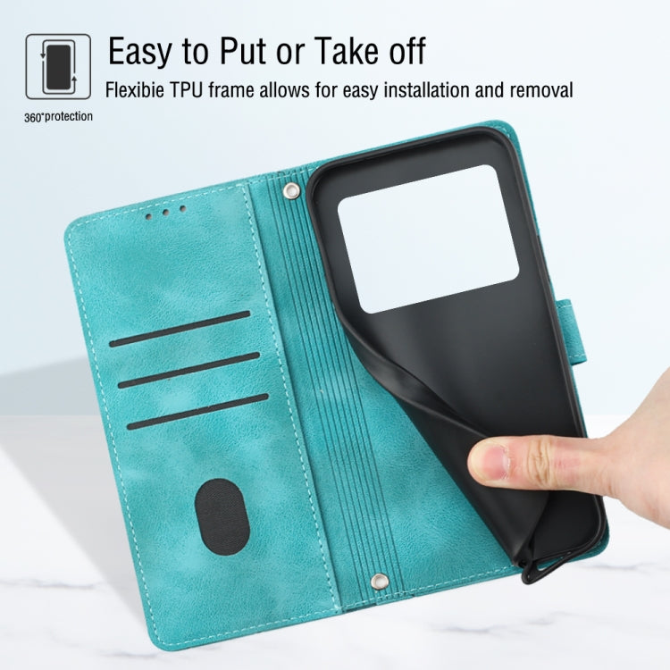 For Realme GT Neo 5 5G / GT3 Skin-feel Embossed Leather Phone Case