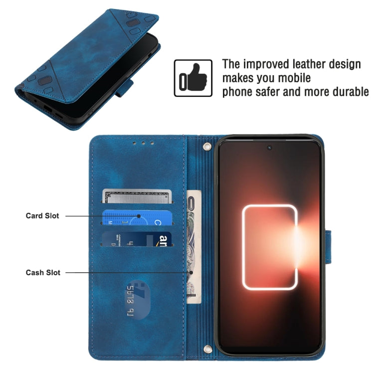 For Realme GT Neo 5 5G / GT3 Skin-feel Embossed Leather Phone Case