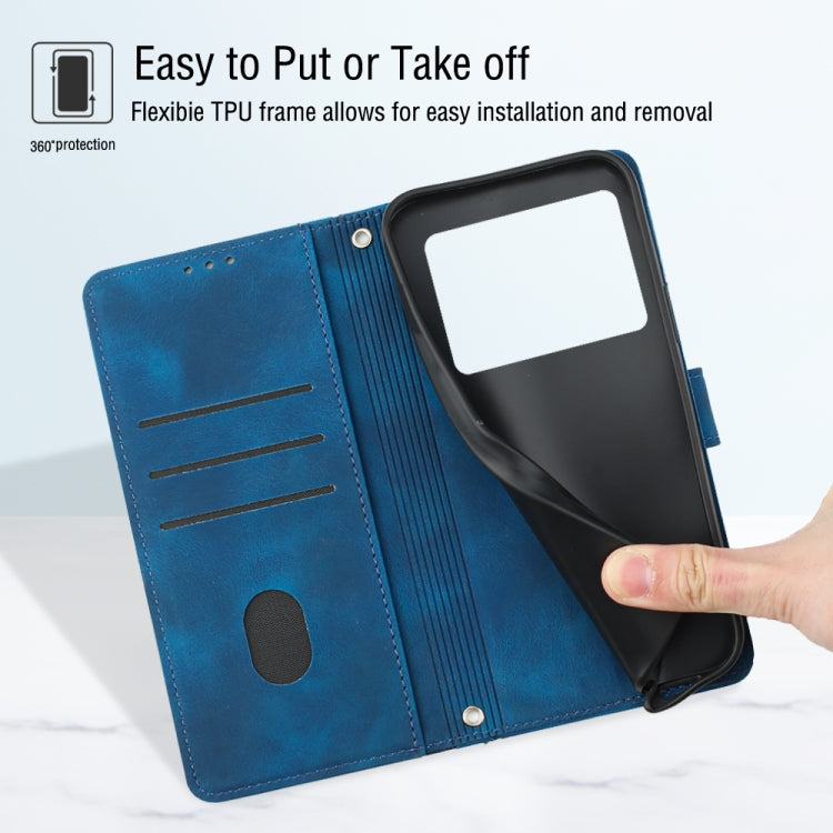 For Realme GT Neo 5 5G / GT3 Skin-feel Embossed Leather Phone Case