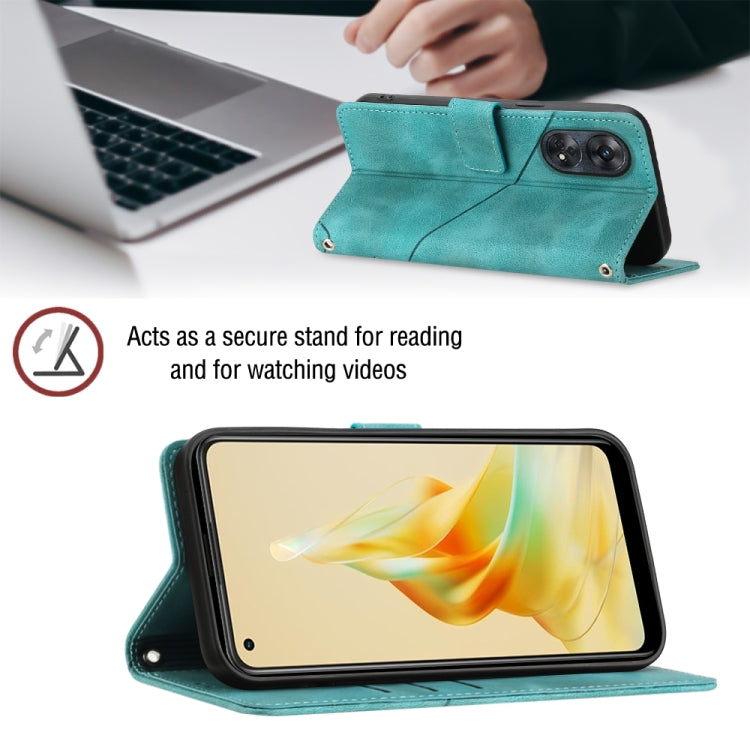 For OPPO Reno8 T 4G Foreign Skin-feel Embossed Leather Phone Case