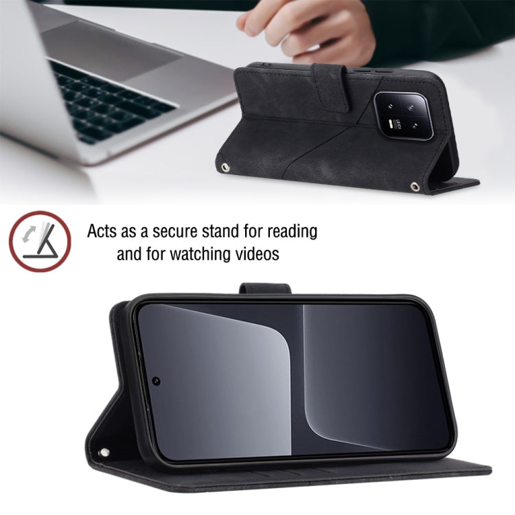 For Xiaomi 13 Skin-feel Embossed Leather Phone Case