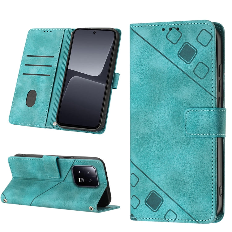 For Xiaomi 13 Pro Skin-feel Embossed Leather Phone Case
