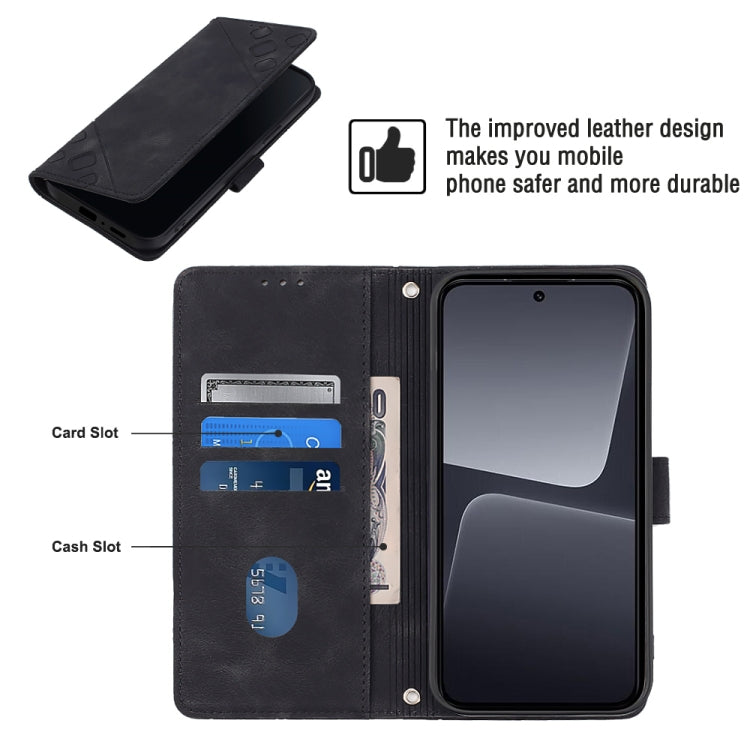 For Xiaomi 13 Pro Skin-feel Embossed Leather Phone Case