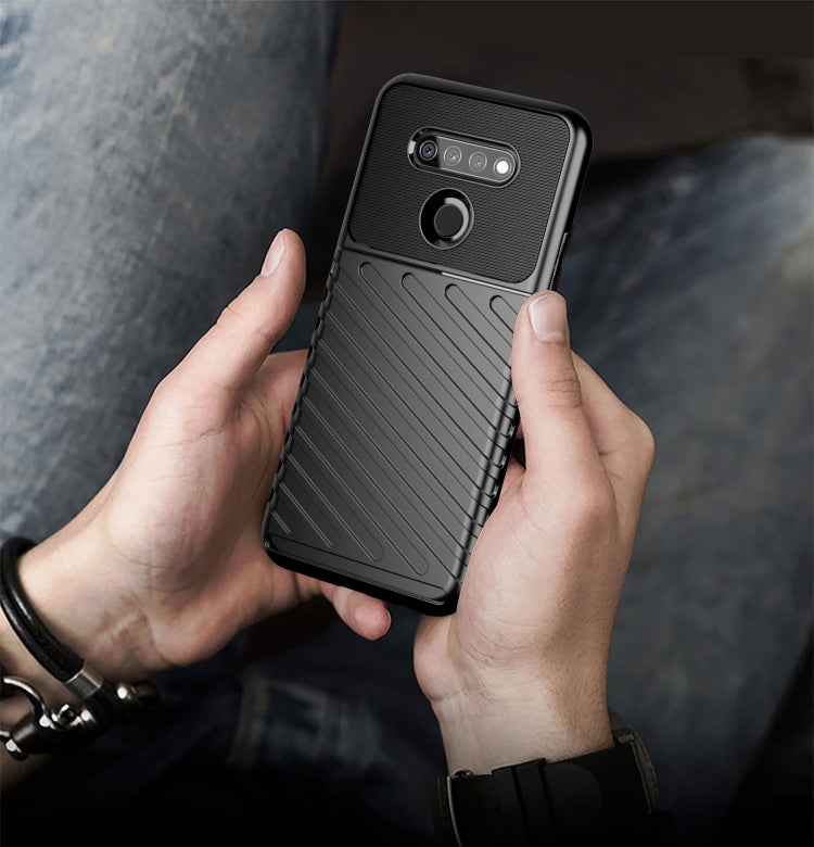 For LG K51 Thunderbolt Shockproof TPU Protective Soft Case