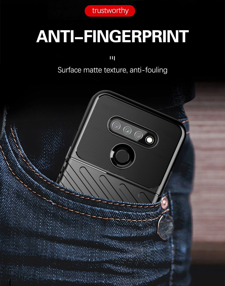 For LG K51 Thunderbolt Shockproof TPU Protective Soft Case