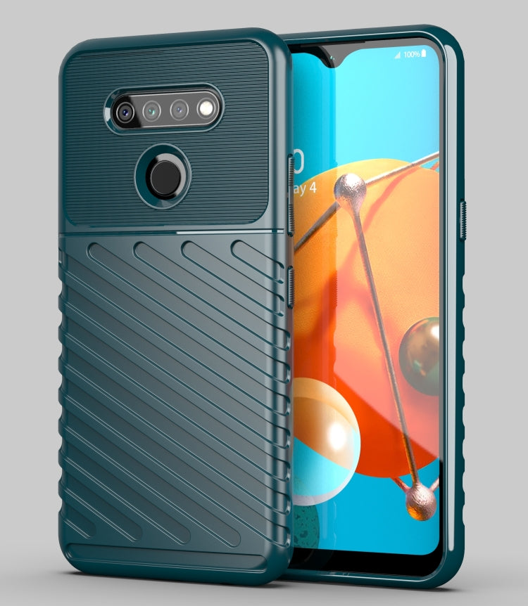 For LG K51 Thunderbolt Shockproof TPU Protective Soft Case