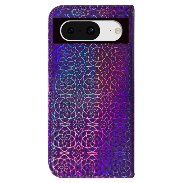 For Google Pixel 8 Colorful Magnetic Buckle Leather Phone Case