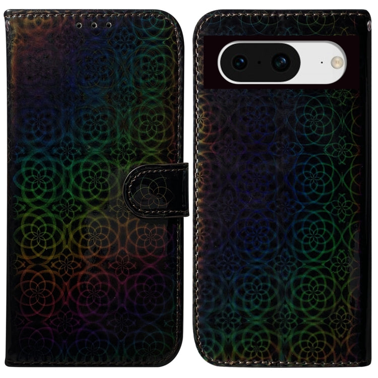 For Google Pixel 8 Colorful Magnetic Buckle Leather Phone Case
