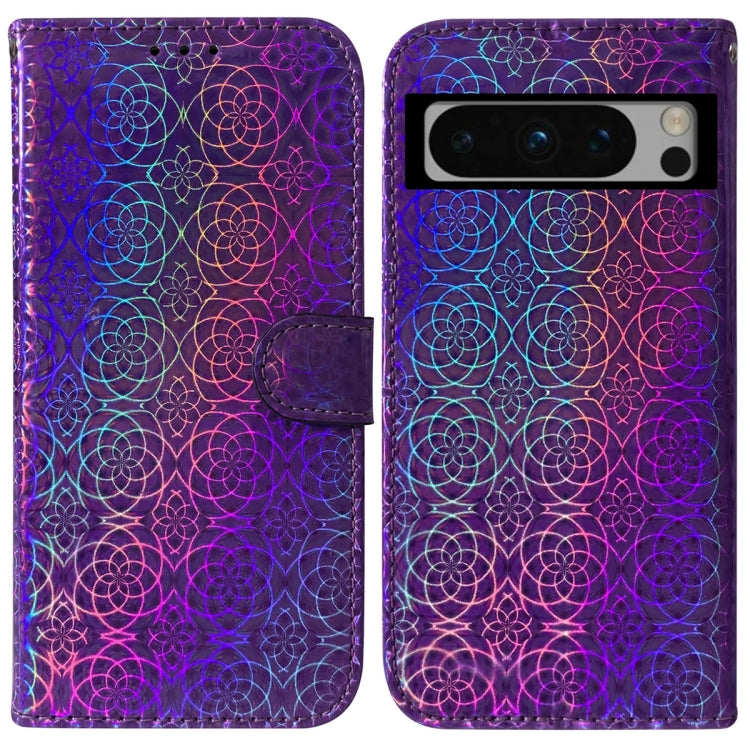 For Google Pixel 8 Pro Colorful Magnetic Buckle Leather Phone Case