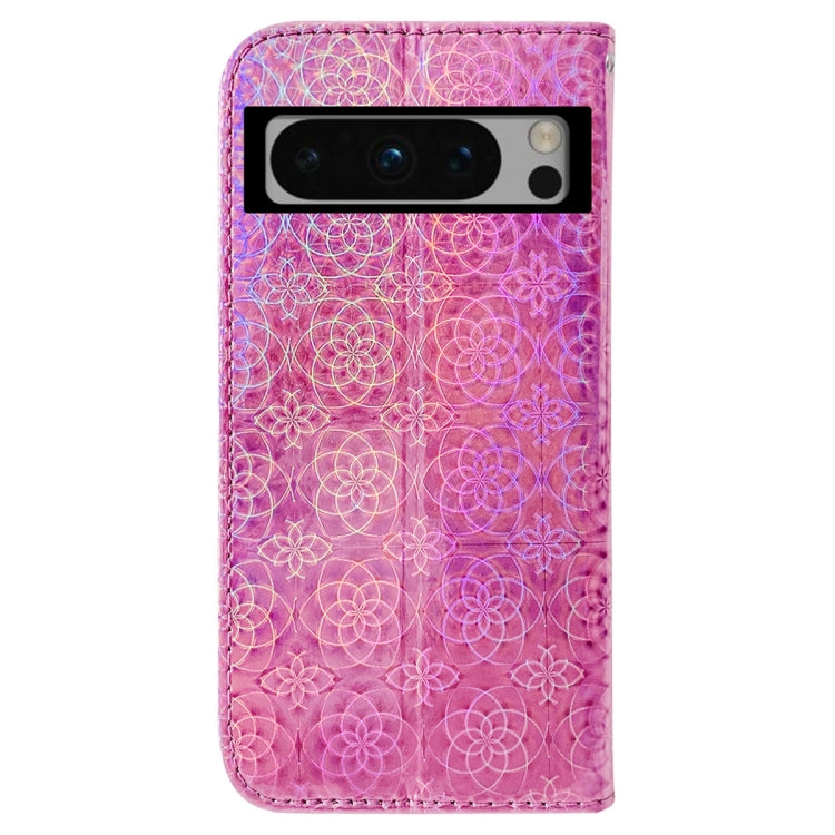 For Google Pixel 8 Pro Colorful Magnetic Buckle Leather Phone Case