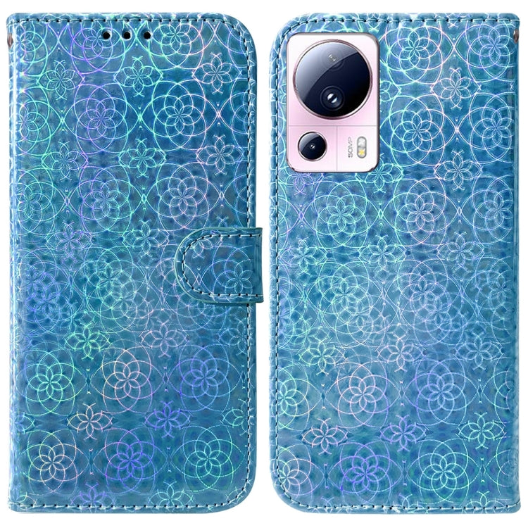 For Xiaomi 13 Lite / Civi 2 Colorful Magnetic Buckle Leather Phone Case