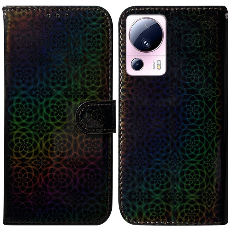For Xiaomi 13 Lite / Civi 2 Colorful Magnetic Buckle Leather Phone Case