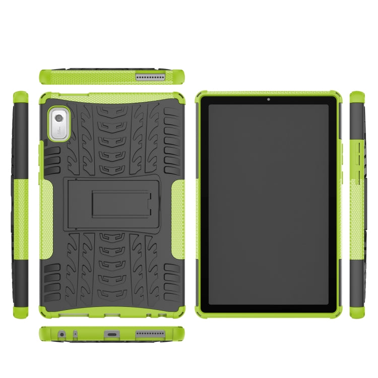 For Lenovo Tab M9 Tire Texture TPU + PC Tablet Case with Holder