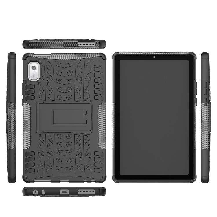For Lenovo Tab M9 Tire Texture TPU + PC Tablet Case with Holder