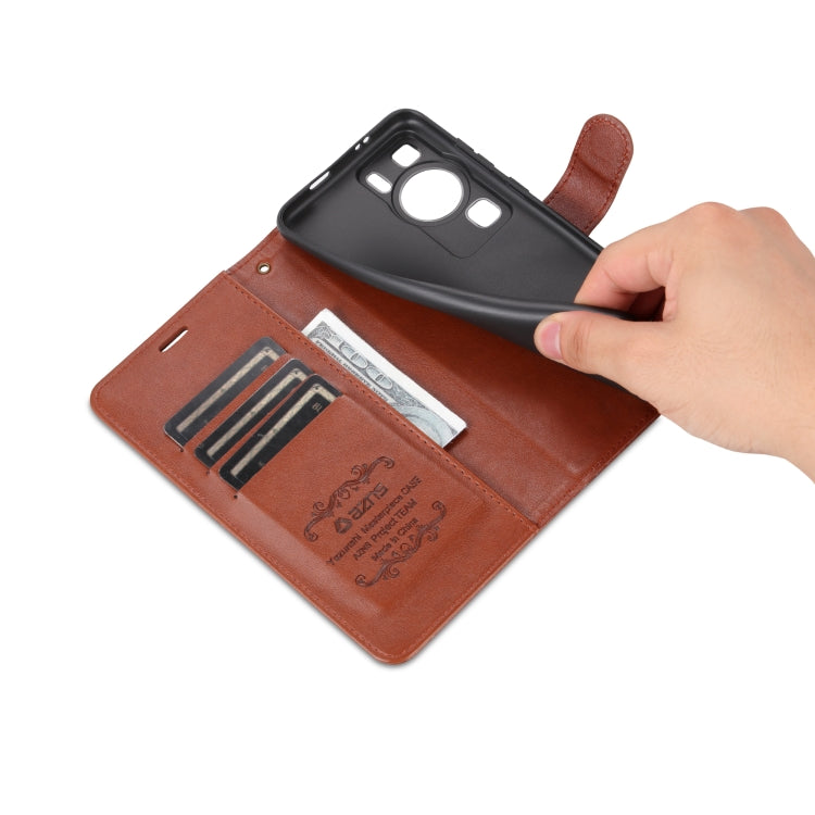 For Huawei P60 / P60 Pro AZNS Sheepskin Texture Flip Leather Phone Case