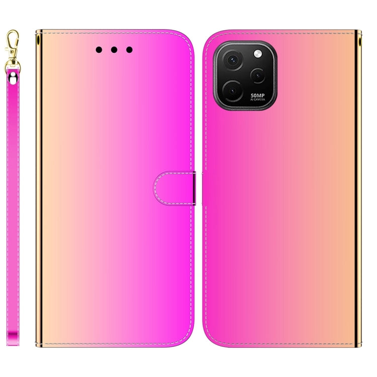 For Huawei nova Y61 / Enjoy 50z Imitated Mirror Surface Leather Phone Case