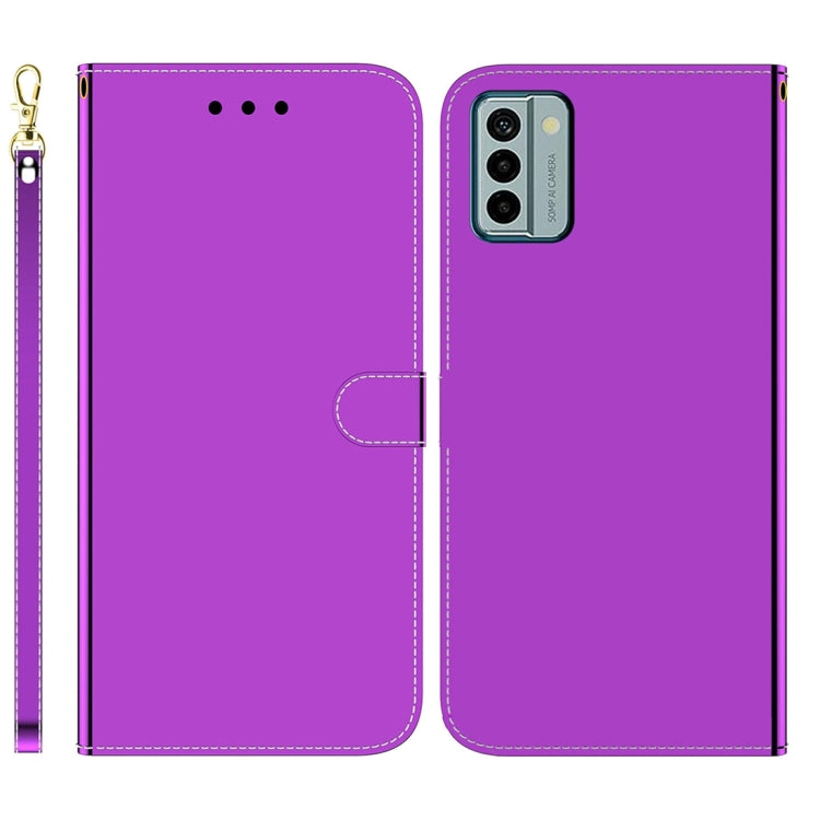 For Nokia G22 Imitated Mirror Surface Leather Phone Case