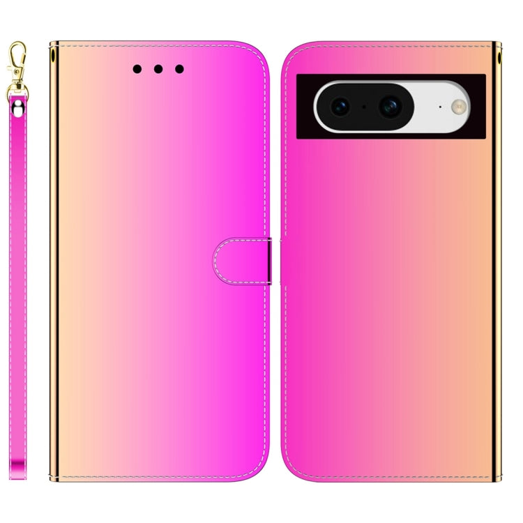 For Google Pixel 8 Imitated Mirror Surface Leather Phone Case