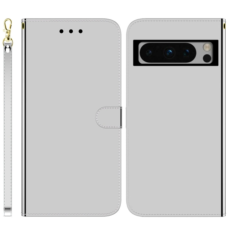 For Google Pixel 8 Pro Imitated Mirror Surface Leather Phone Case