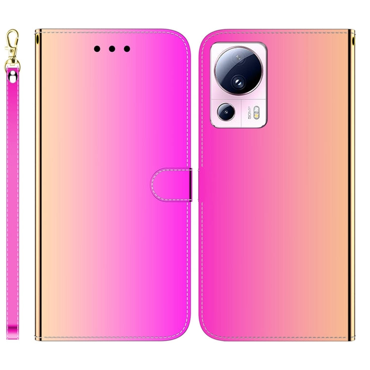 For Xiaomi 13 Lite / Civi 2 Imitated Mirror Surface Leather Phone Case