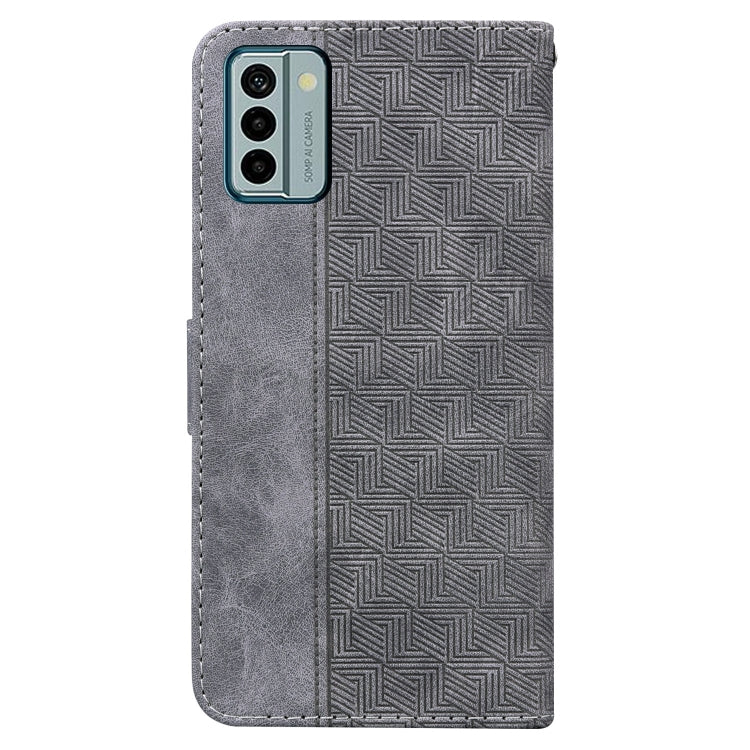 For Nokia G22 Geometric Embossed Leather Phone Case