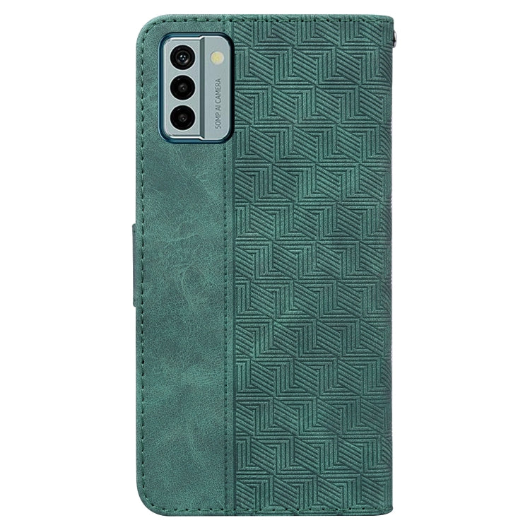 For Nokia G22 Geometric Embossed Leather Phone Case