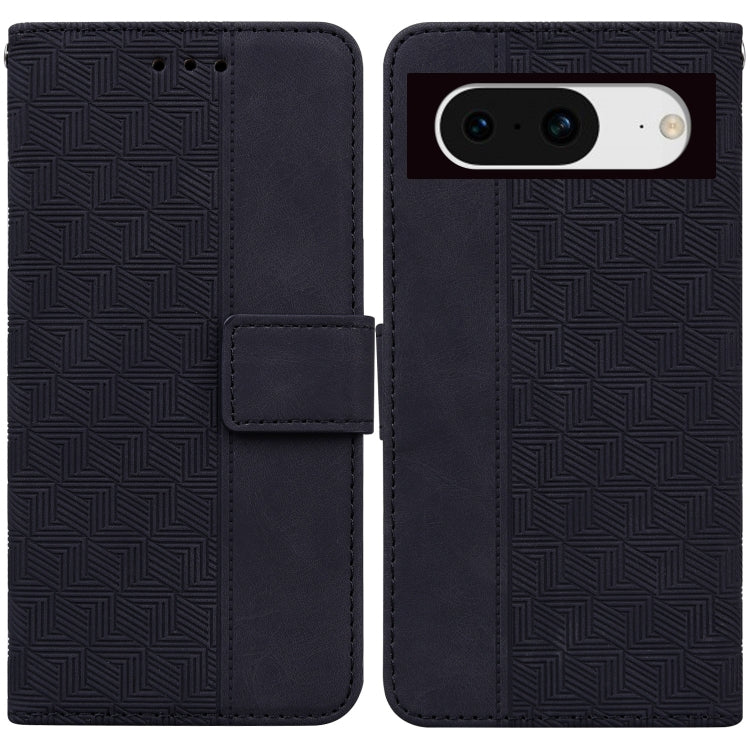 For Google Pixel 8 Geometric Embossed Leather Phone Case