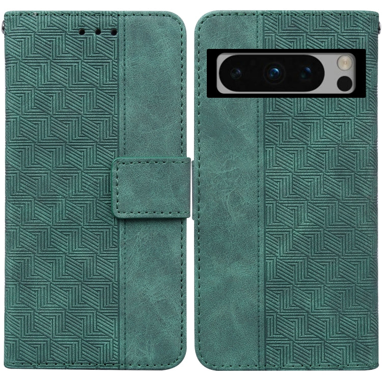 For Google Pixel 8 Pro Geometric Embossed Leather Phone Case