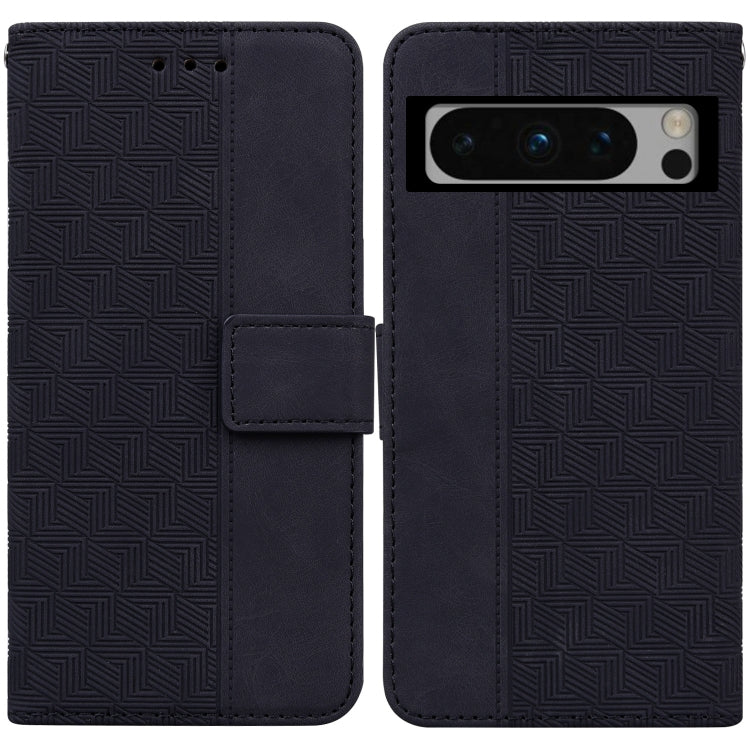 For Google Pixel 8 Pro Geometric Embossed Leather Phone Case