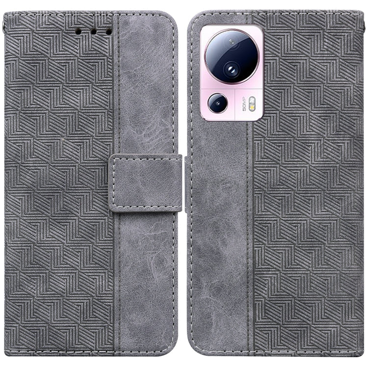 For Xiaomi 13 Lite / Civi 2 Geometric Embossed Leather Phone Case