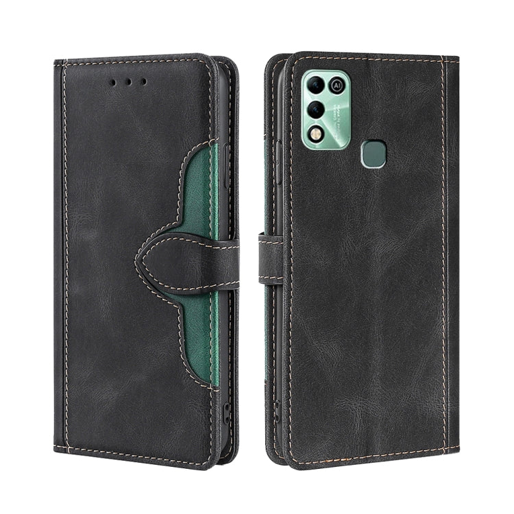 For Infinix Hot 11 Play Skin Feel Magnetic Buckle Leather Phone Case