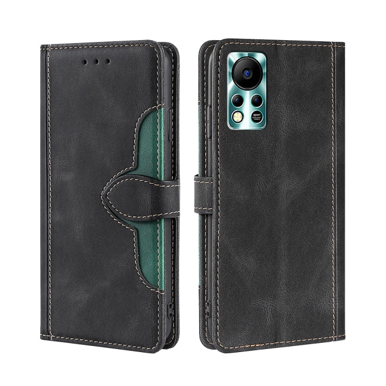 For Infinix Hot 11S NFC Skin Feel Magnetic Buckle Leather Phone Case