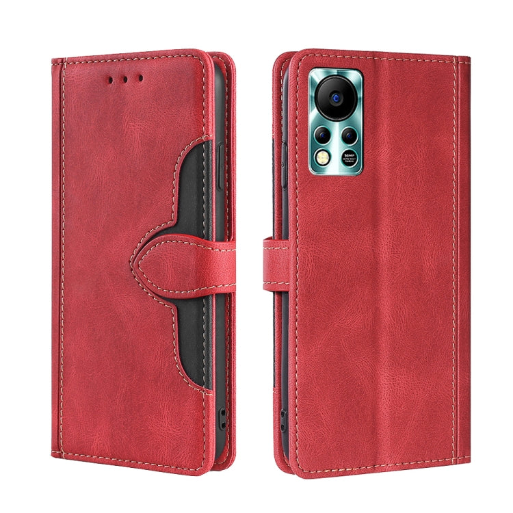 For Infinix Hot 11S NFC Skin Feel Magnetic Buckle Leather Phone Case