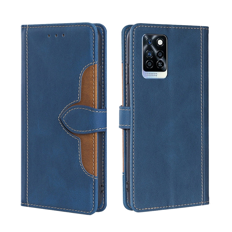 For Infinix Note 10 Pro Skin Feel Magnetic Buckle Leather Phone Case