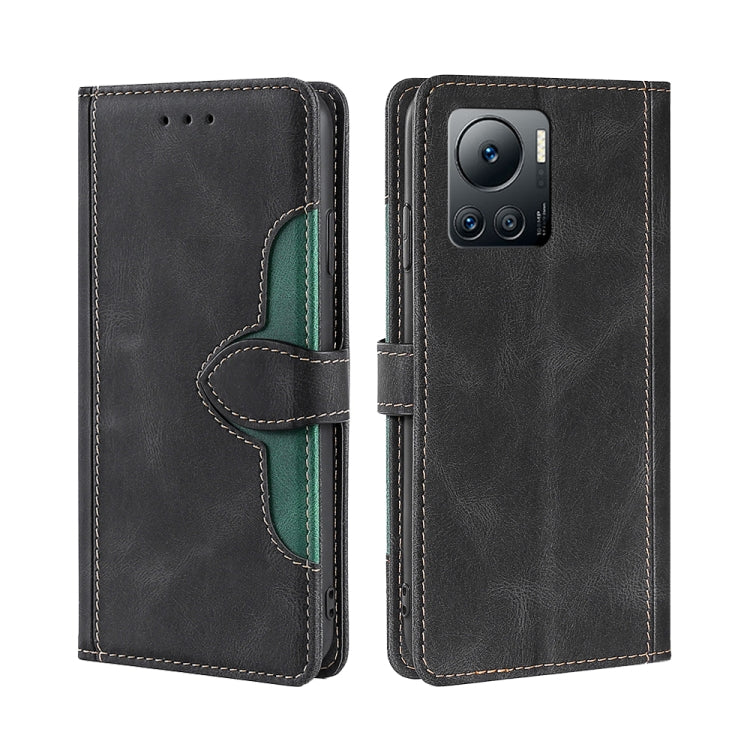 For Infinix Note 12 VIP Skin Feel Magnetic Buckle Leather Phone Case