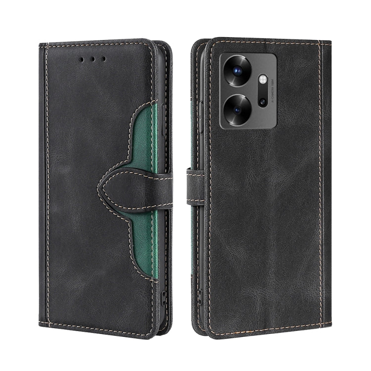For Infinix Zero 20 Skin Feel Magnetic Buckle Leather Phone Case