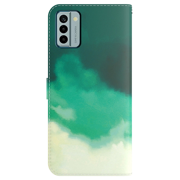 For Nokia G22 Watercolor Pattern Flip Leather Phone Case