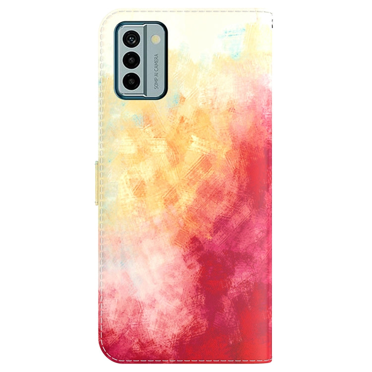 For Nokia G22 Watercolor Pattern Flip Leather Phone Case