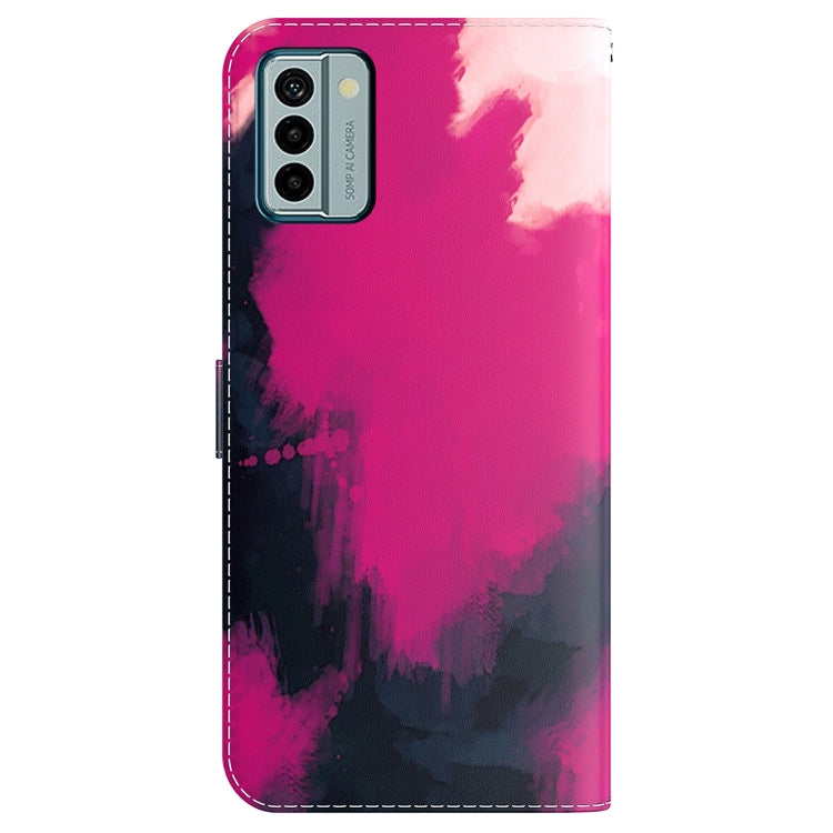 For Nokia G22 Watercolor Pattern Flip Leather Phone Case