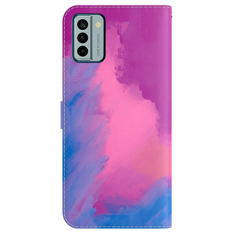 For Nokia G22 Watercolor Pattern Flip Leather Phone Case