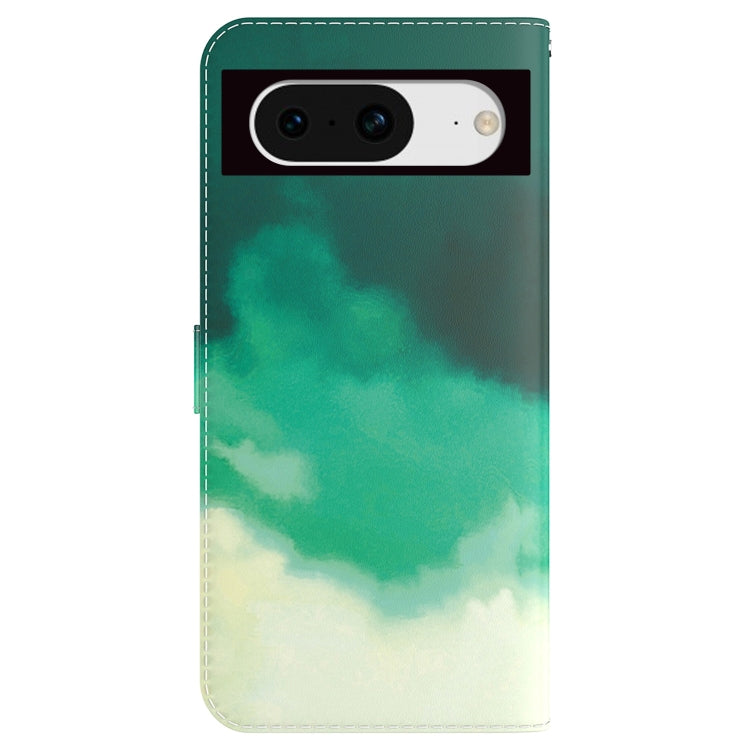 For Google Pixel 8 Watercolor Pattern Flip Leather Phone Case