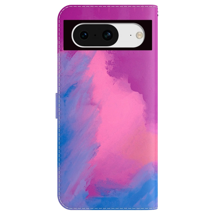 For Google Pixel 8 Watercolor Pattern Flip Leather Phone Case