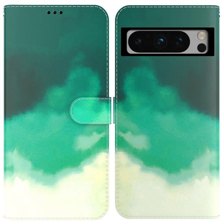 For Google Pixel 8 Pro Watercolor Pattern Flip Leather Phone Case
