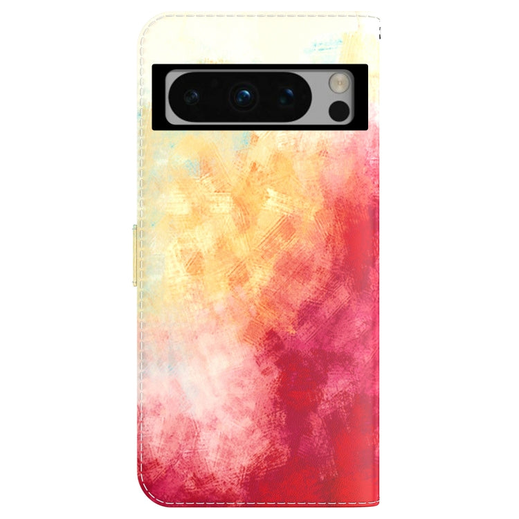 For Google Pixel 8 Pro Watercolor Pattern Flip Leather Phone Case